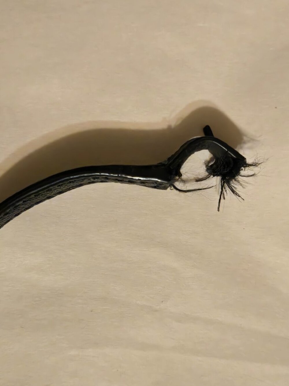 Black Pebbled Leather Coach Crossbody Purse BROKEN STRAP - Picture 5 of 6